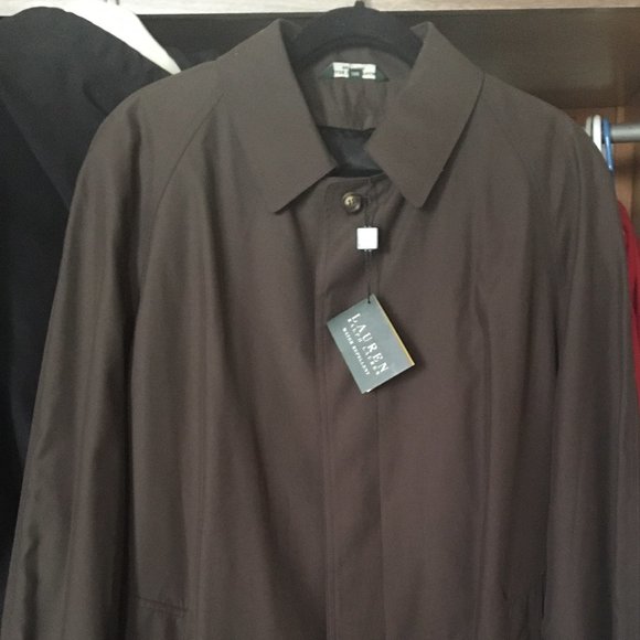 NWT Mens Ralph Lauren Classic Rain/Trench Coat Size 38R - Picture 1 of 6